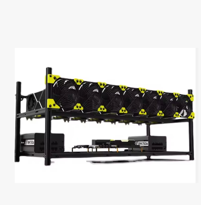 Gpu Mining Rig Frame 8 Gpu - Torre de Computador VEDDHA de Alumínio