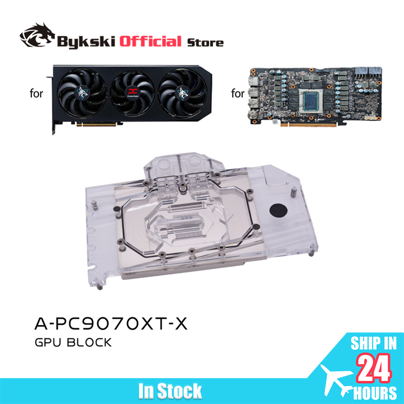 Rx 9070 Xt - Bykski A-PC9070XT-X GPU Bloco de água