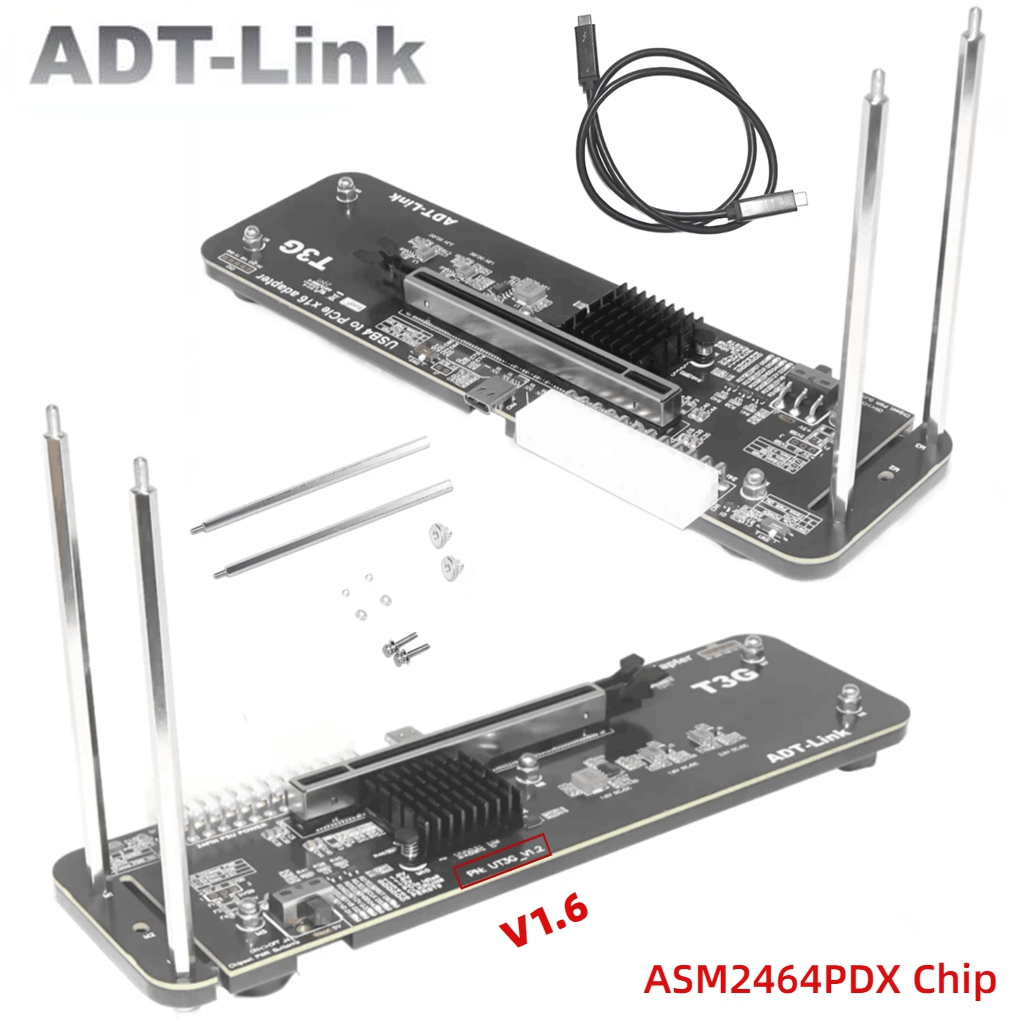 Gpu External Dock Egpu Thunderbolt 4 - ADT UT3G para NUC ITX STX