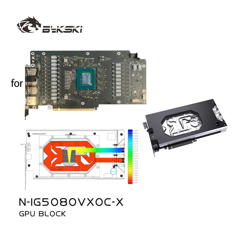 Rtx 5080 16Gb - Bykski N-IG5080VXOC-X GPU Block Use para
