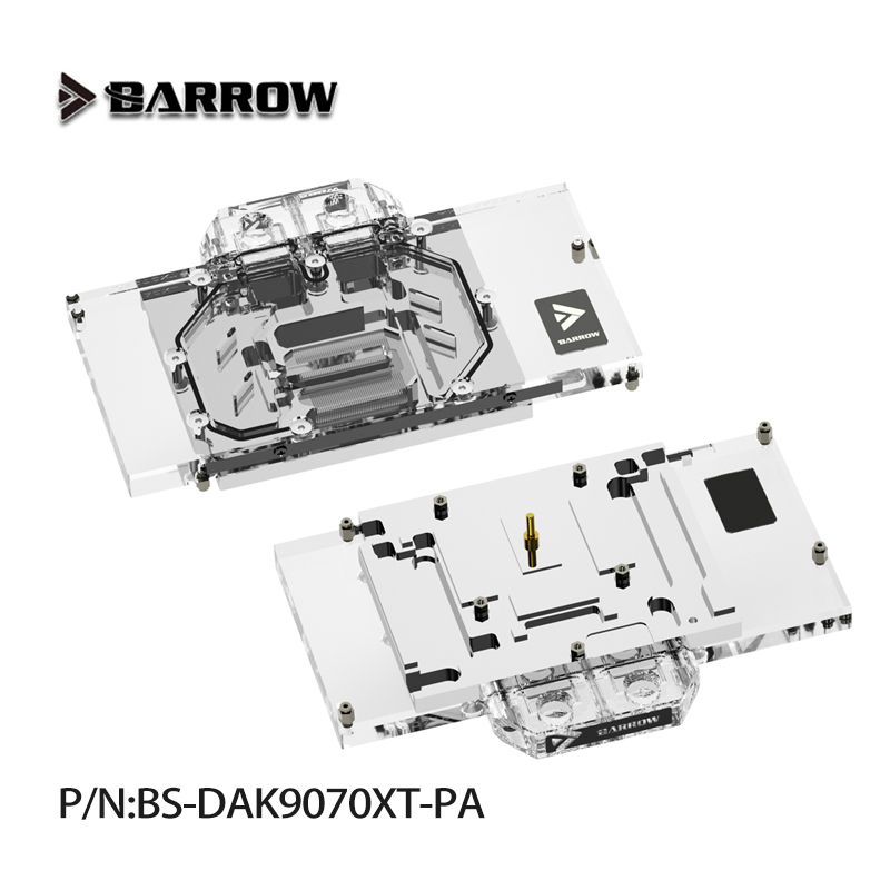 Rx 9070 16Gb - Barrow BS-DAK9070XT-PA Bloco de Água para