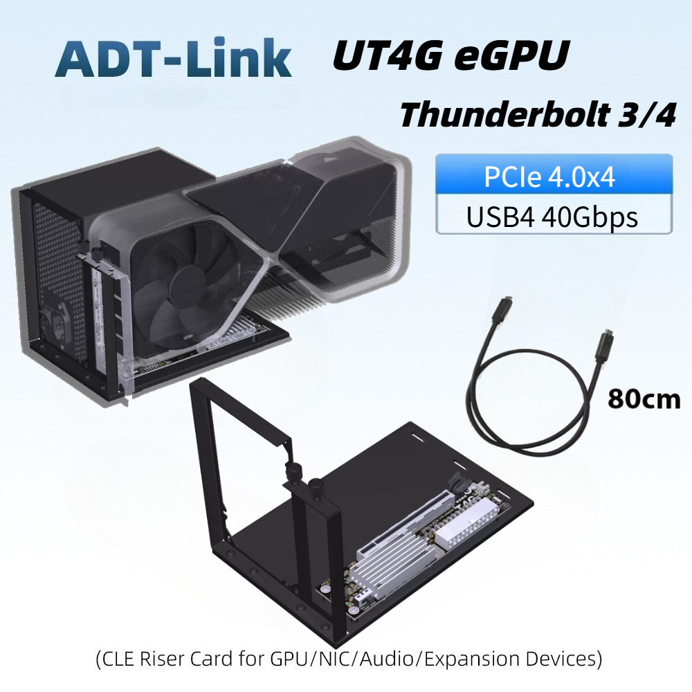 Gpu External Dock Egpu Thunderbolt 4 - Estação de Conexão para Placa Gráfica