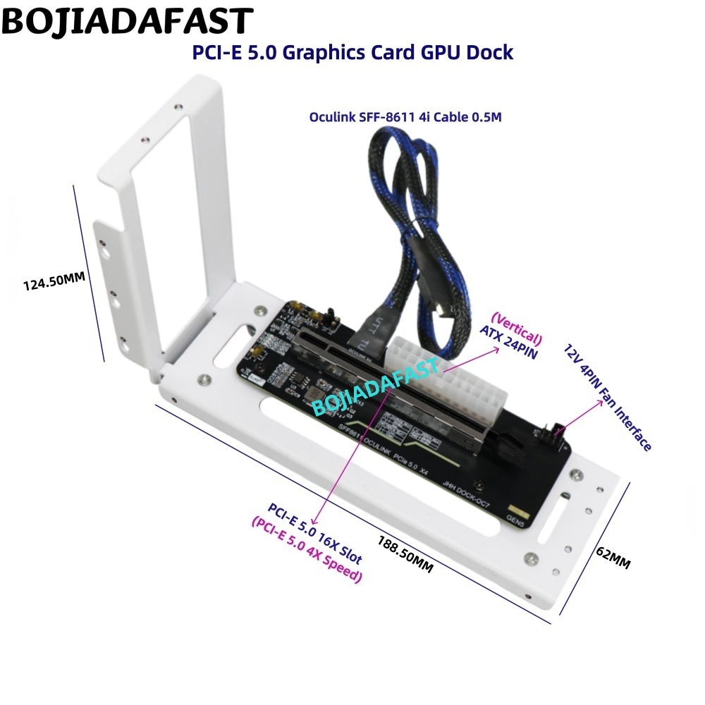 Pcie 5.0 Gpu Riser Cable - Placa Adaptadora PCI-E 5.0 16X GEN5