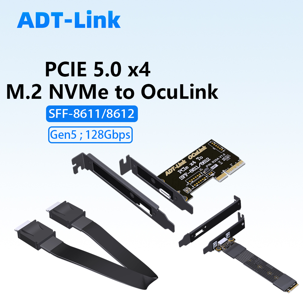 Pcie 5.0 Gpu Riser Cable - Adaptador PCIE 5.0 X4 Gen5 M.2