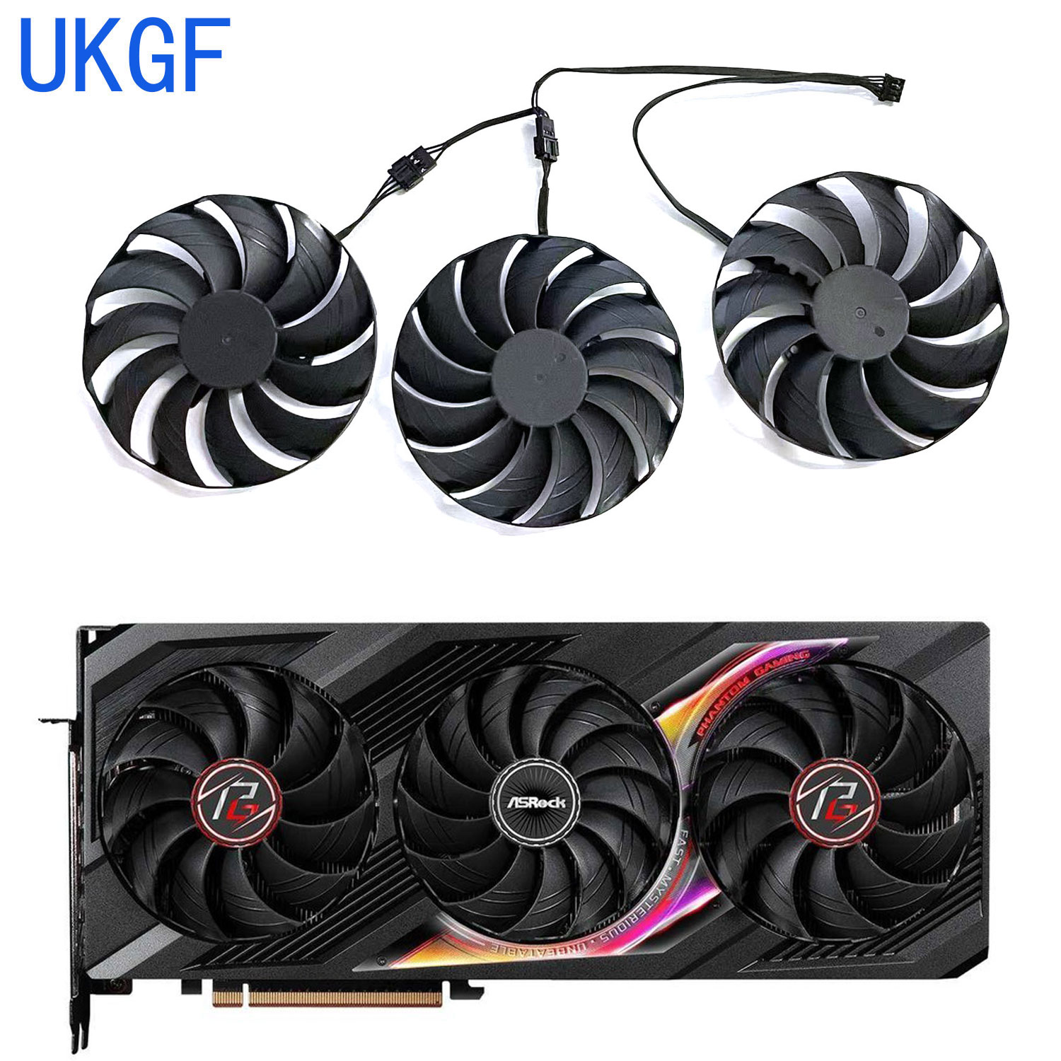 Rx 7900 Xtx 24Gb - Ventoinha para Placa Gráfica ASRock Radeon