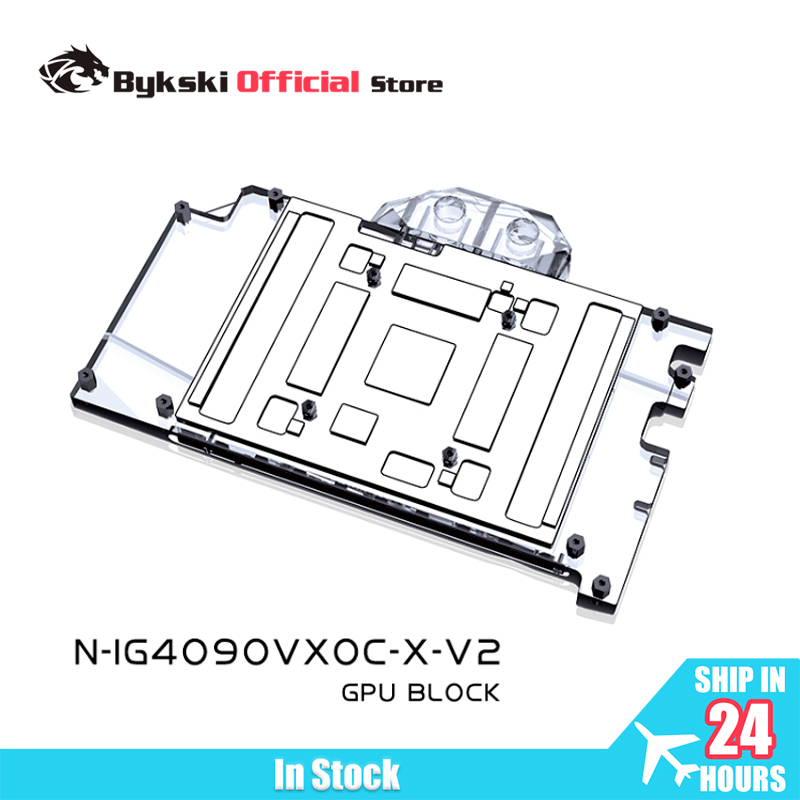 Rtx 4090 Water Block - Bykski N-IG4090VXOC-X-V2 Bloco de água para