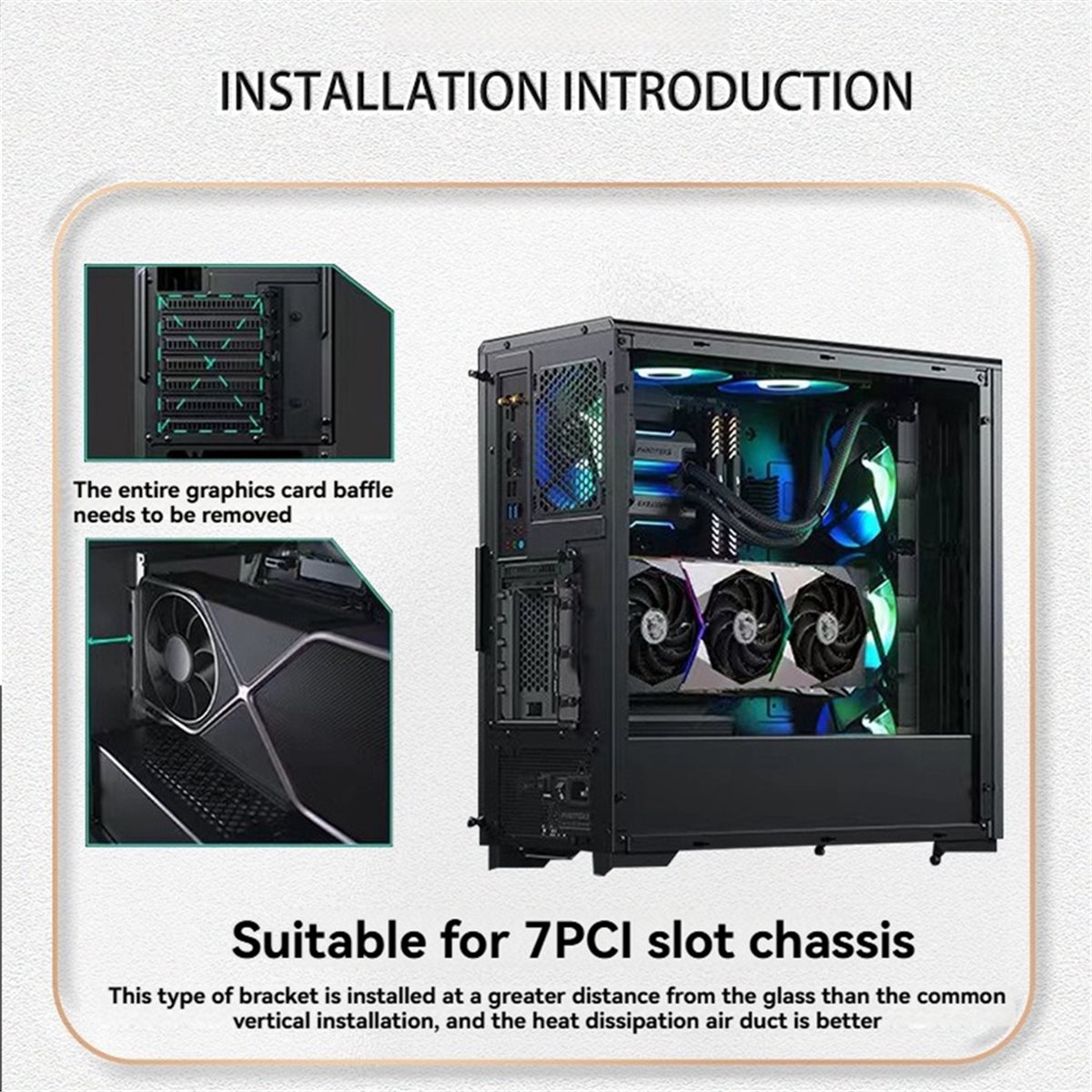 Suporte para Placa Gráfica PCI - Pcie 5.0 Gpu Riser Cable avaliação e preço