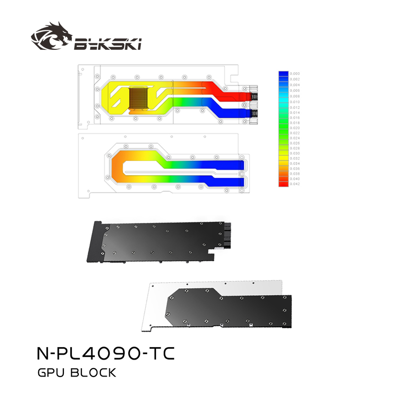 Bykski N-PL4090-TC GPU Bloco d - Rtx 4090 Water Block avaliação e preço