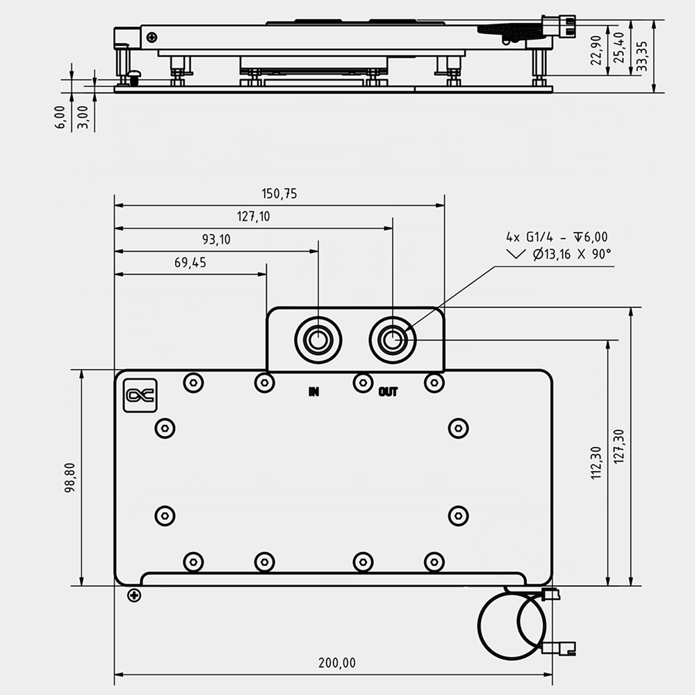 Alphacool Core Water Block Ser - Rx 9070 16Gb avaliação e preço