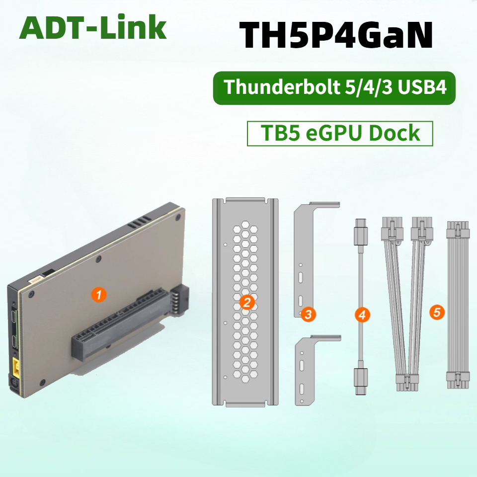 TH5P4GaN Laptop Thunderbolt 5/ - Gpu External Dock Egpu Thunderbolt 4 avaliação e preço