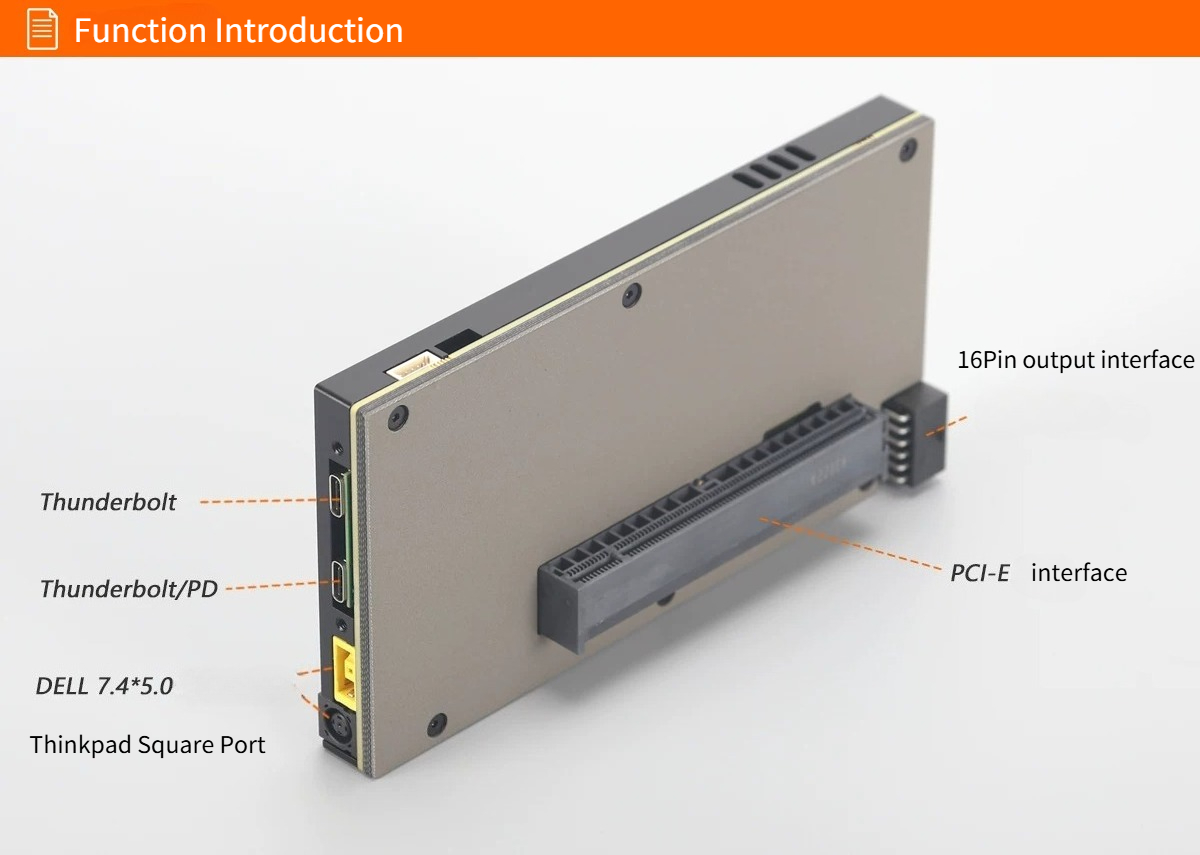 TH5P4GaN Laptop Thunderbolt 5/ - Gpu External Dock Egpu Thunderbolt 4 avaliação e preço