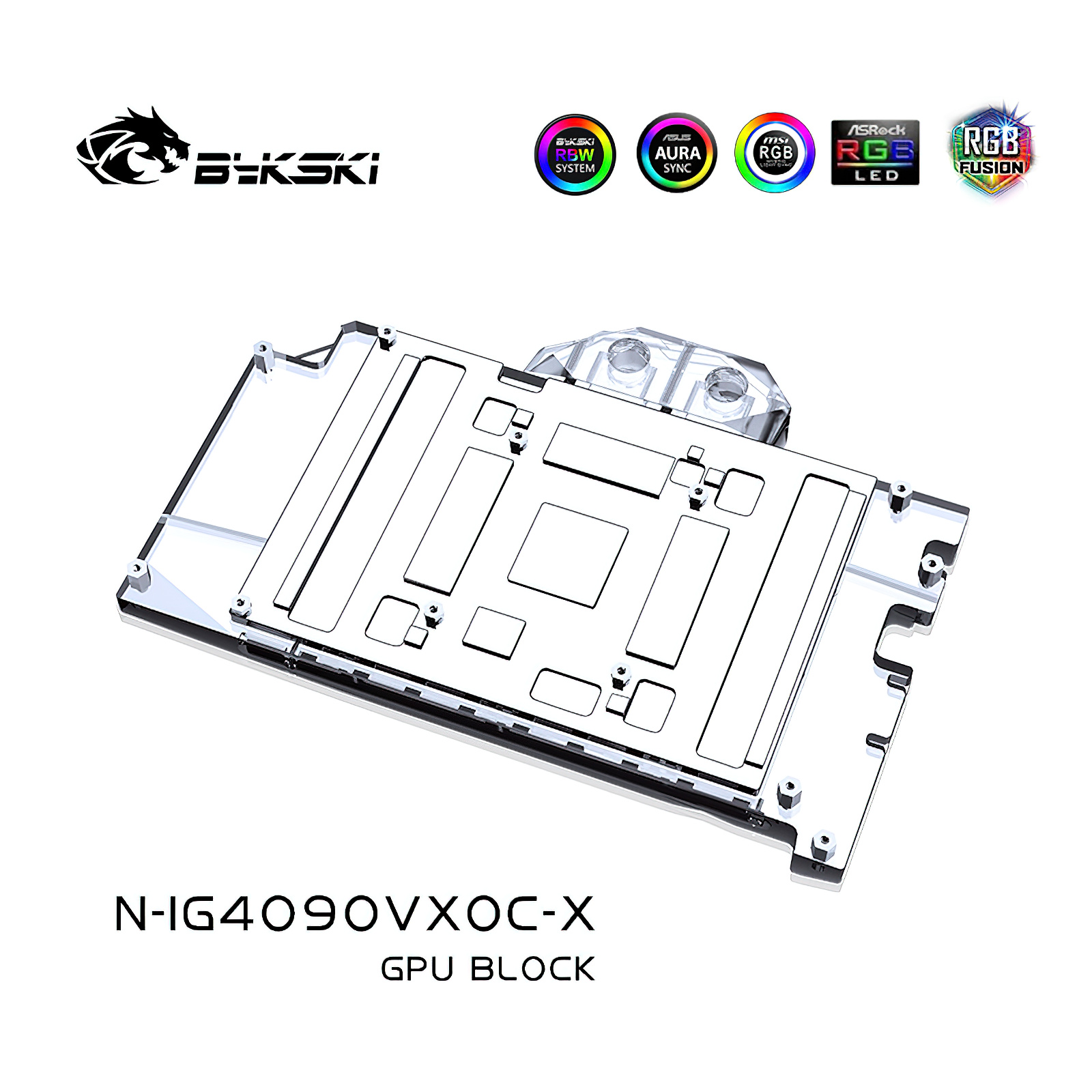 Bykski GPU Bloco de cobertura  - Rtx 4090 Water Block avaliação e preço