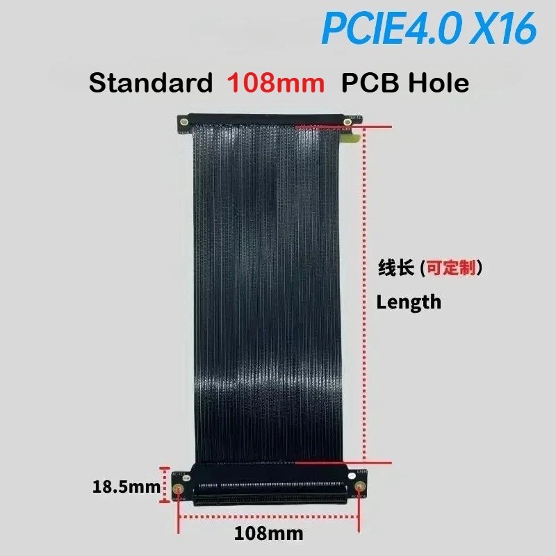 Cabo de extensão de placa gráf - Itx Gpu Riser Pcie 4.0 16X avaliação e preço