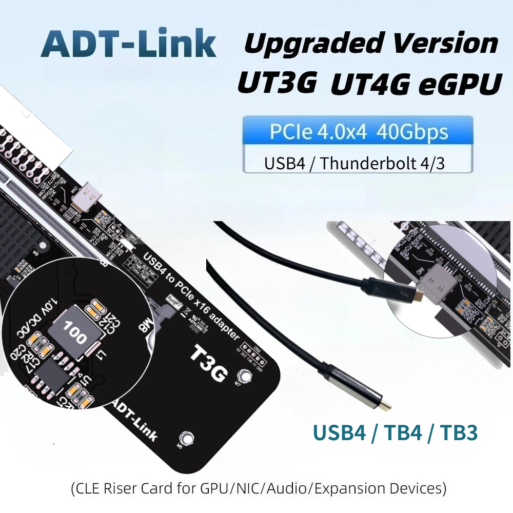 Adaptador Externo EGPU Atualiz - Gpu External Dock Egpu Thunderbolt 4 avaliação e preço