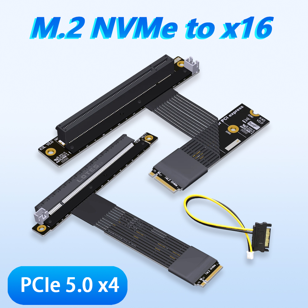 Cabo Riser ADT-LINK M.2 NGFF N - Pcie 5.0 Gpu Riser Cable avaliação e preço