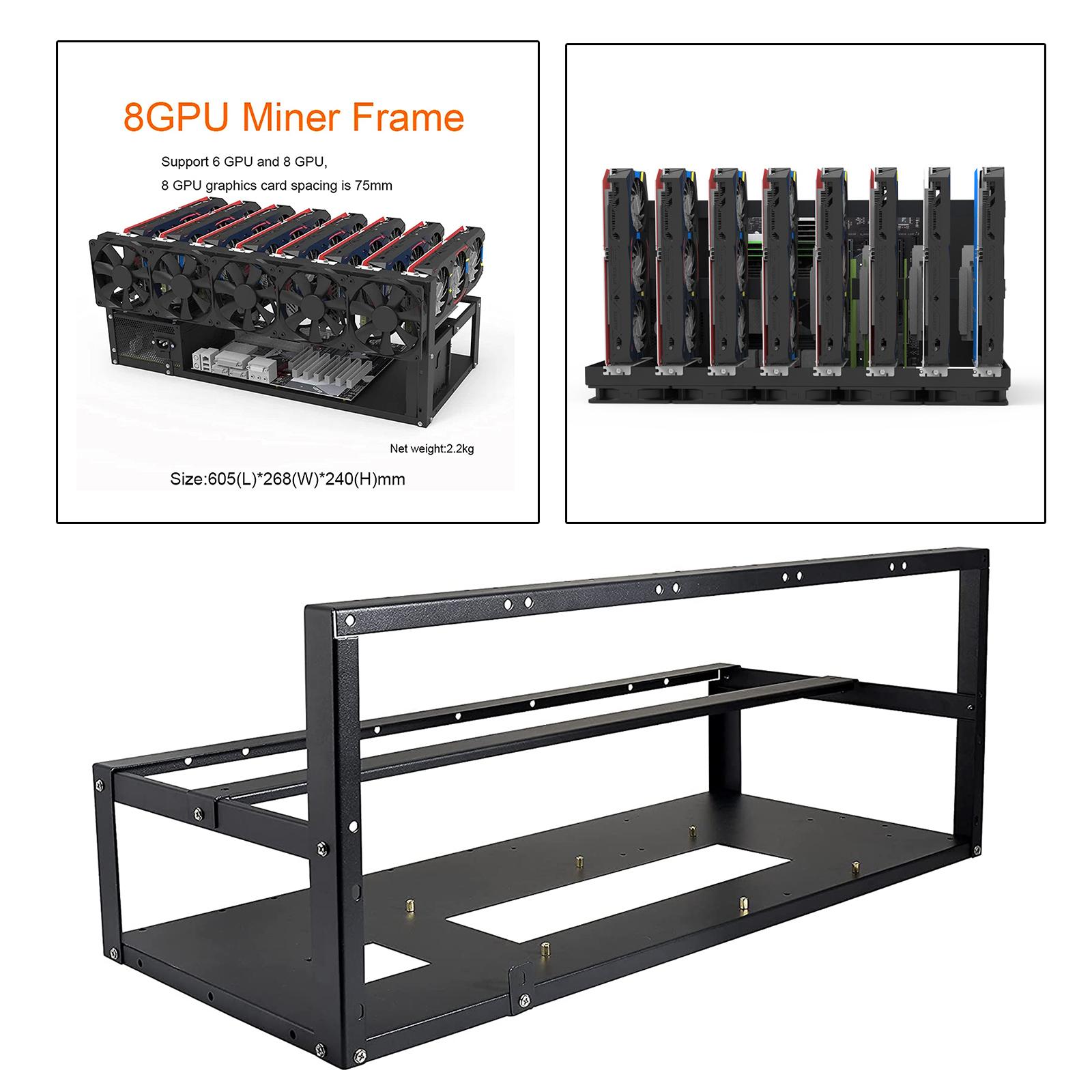 Estrutura de Suporte para Rig  - Gpu Mining Rig Frame 8 Gpu avaliação e preço