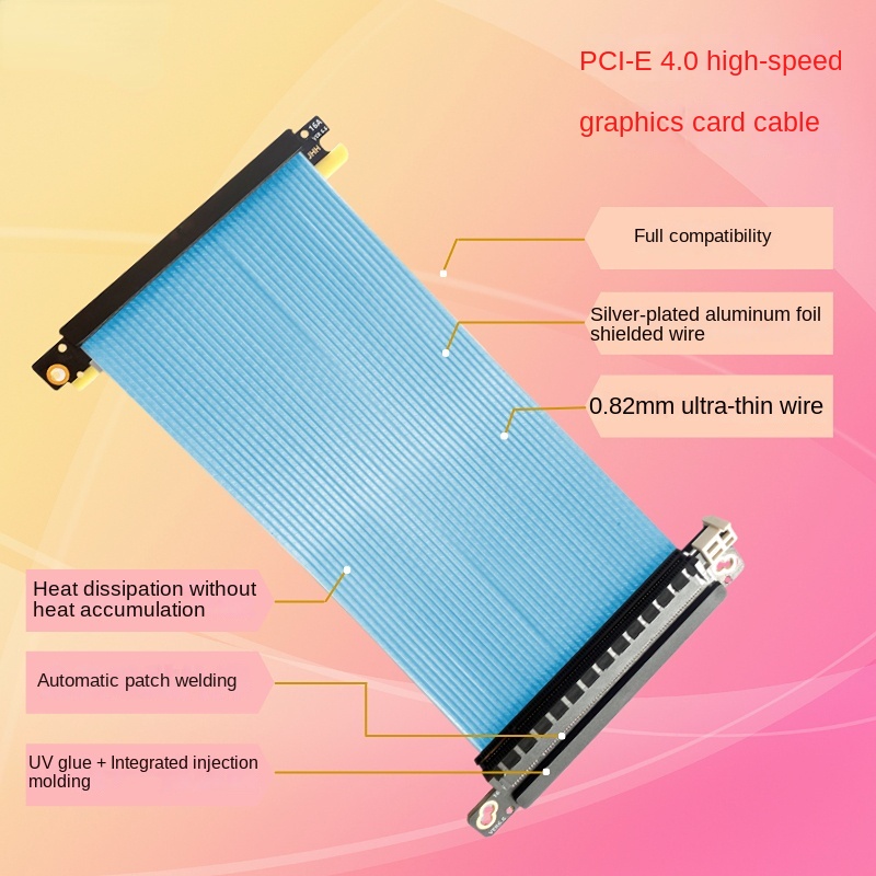 Duplo reverso pcie 4.0 riser c - Itx Gpu Riser Pcie 4.0 16X avaliação e preço