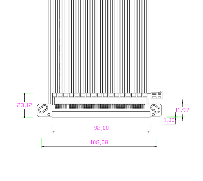 Duplo reverso pcie 4.0 riser c - Itx Gpu Riser Pcie 4.0 16X avaliação e preço