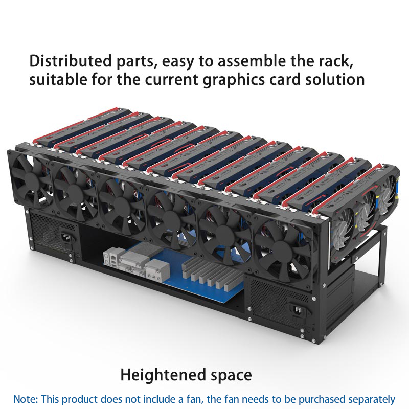 Suporte para Placas de Vídeo 6 - Gpu Mining Rig Frame 8 Gpu avaliação e preço