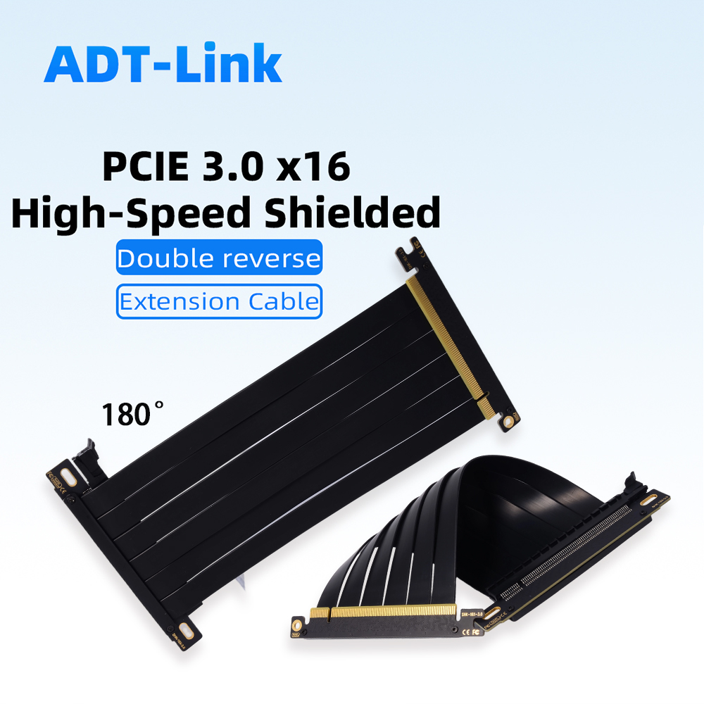 Cabo Riser PCIE 3.0 X16 Duplo  - Pcie 5.0 Gpu Riser Cable avaliação e preço