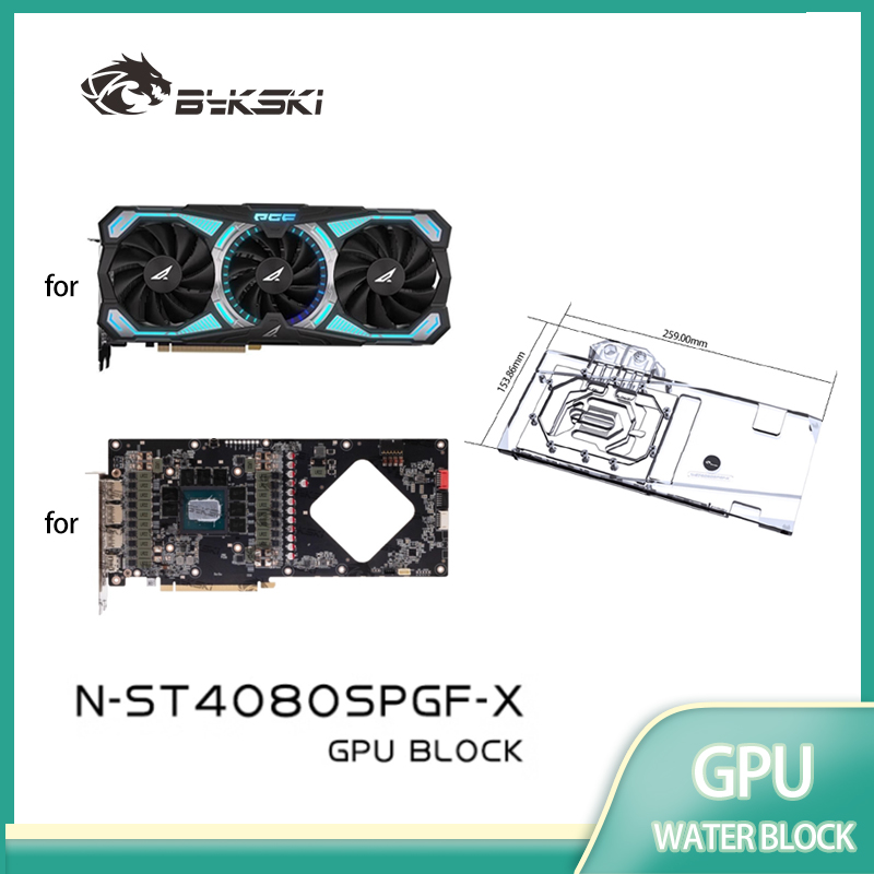 Bloco de GPU Bykski para Placa - Rtx 4080 Super 16Gb avaliação e preço