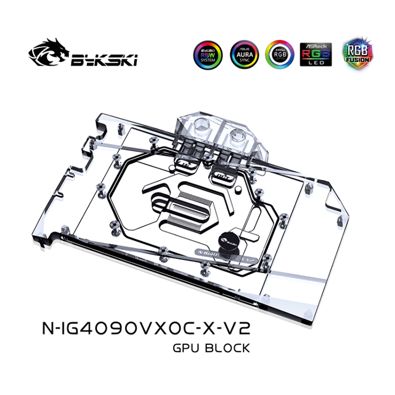 Bykski N-IG4090VXOC-X-V2 Bloco - Rtx 4090 Water Block avaliação e preço