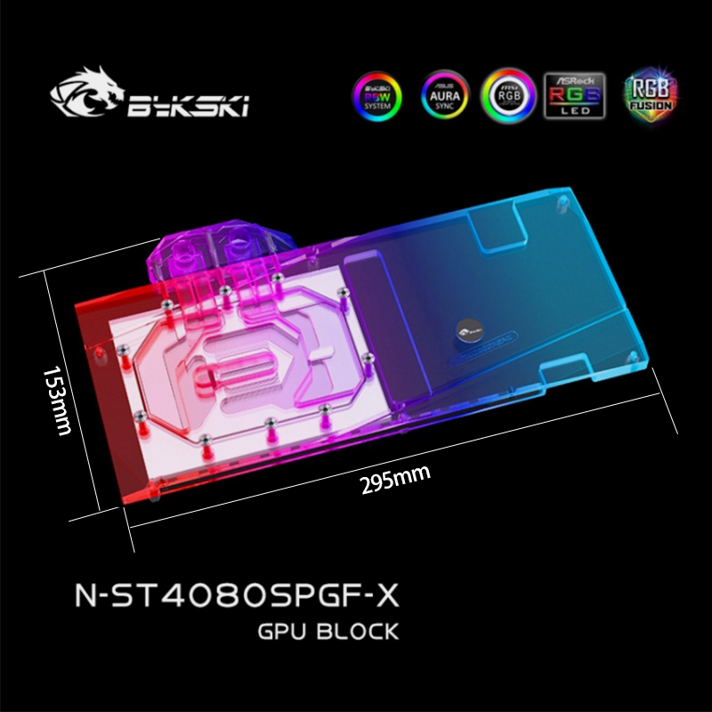 Bloco de GPU Bykski N-ST4080SP - Rtx 4080 Super 16Gb avaliação e preço
