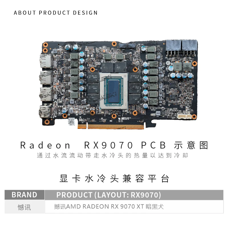 Bykski A-PC9070XT-X GPU Block  - Rx 9070 Xt avaliação e preço