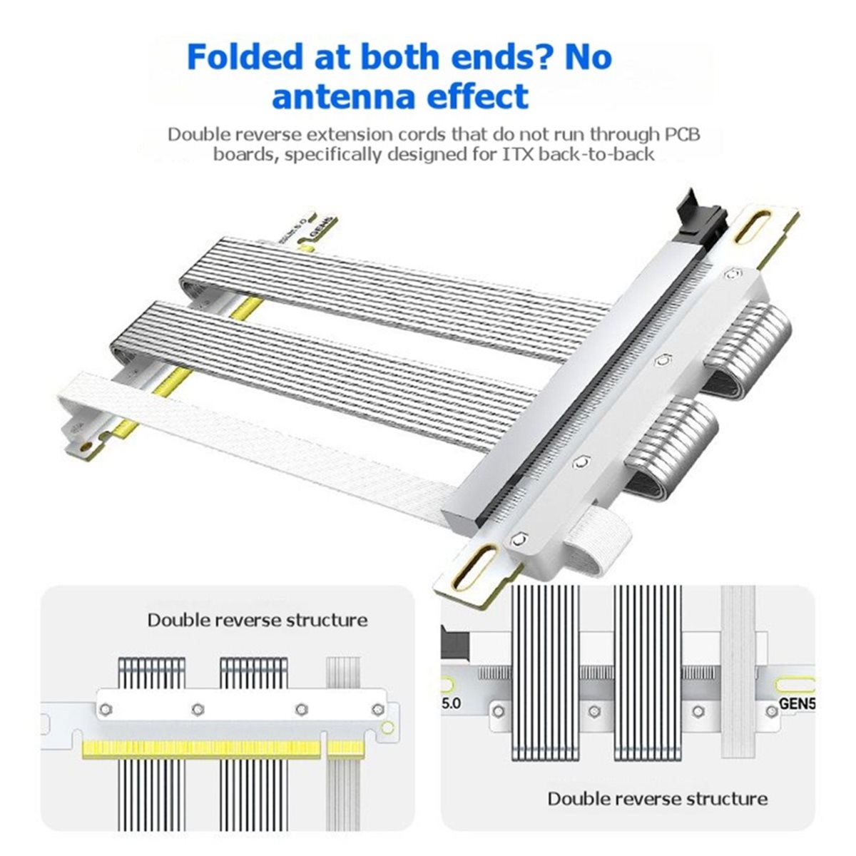 Cabo Riser L70A PCIe 5.0 X16 1 - Pcie 5.0 Gpu Riser Cable avaliação e preço